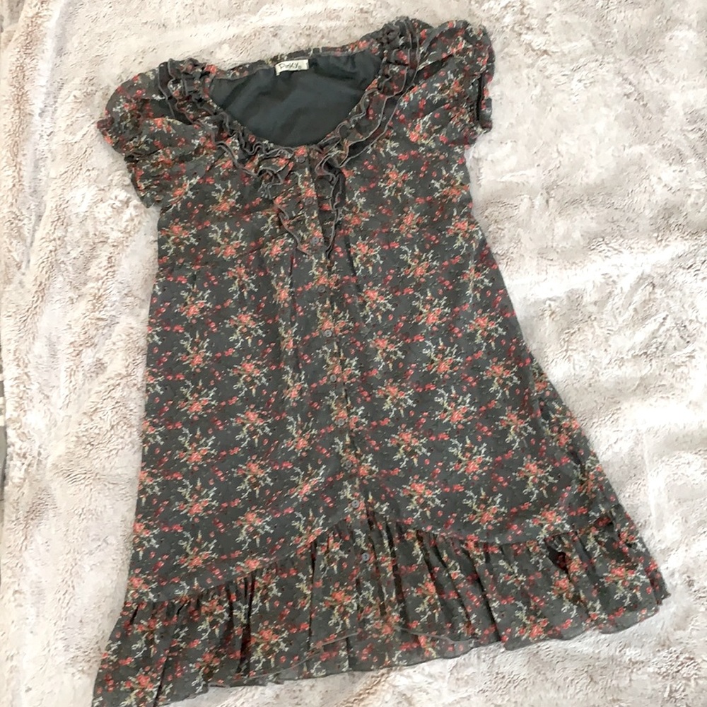 Pinky floral dress